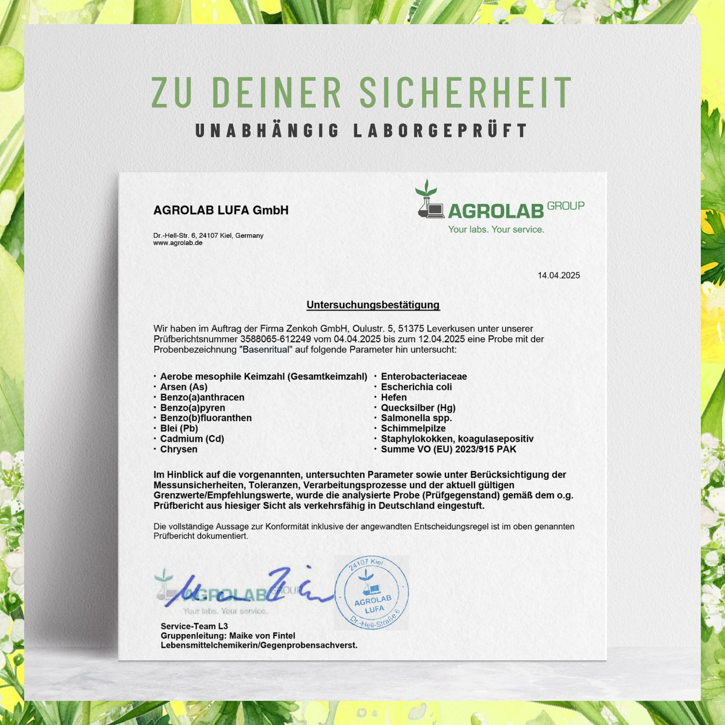 Basenritual Basenpulver-mit-Phytoessenzen Laborzertifikat