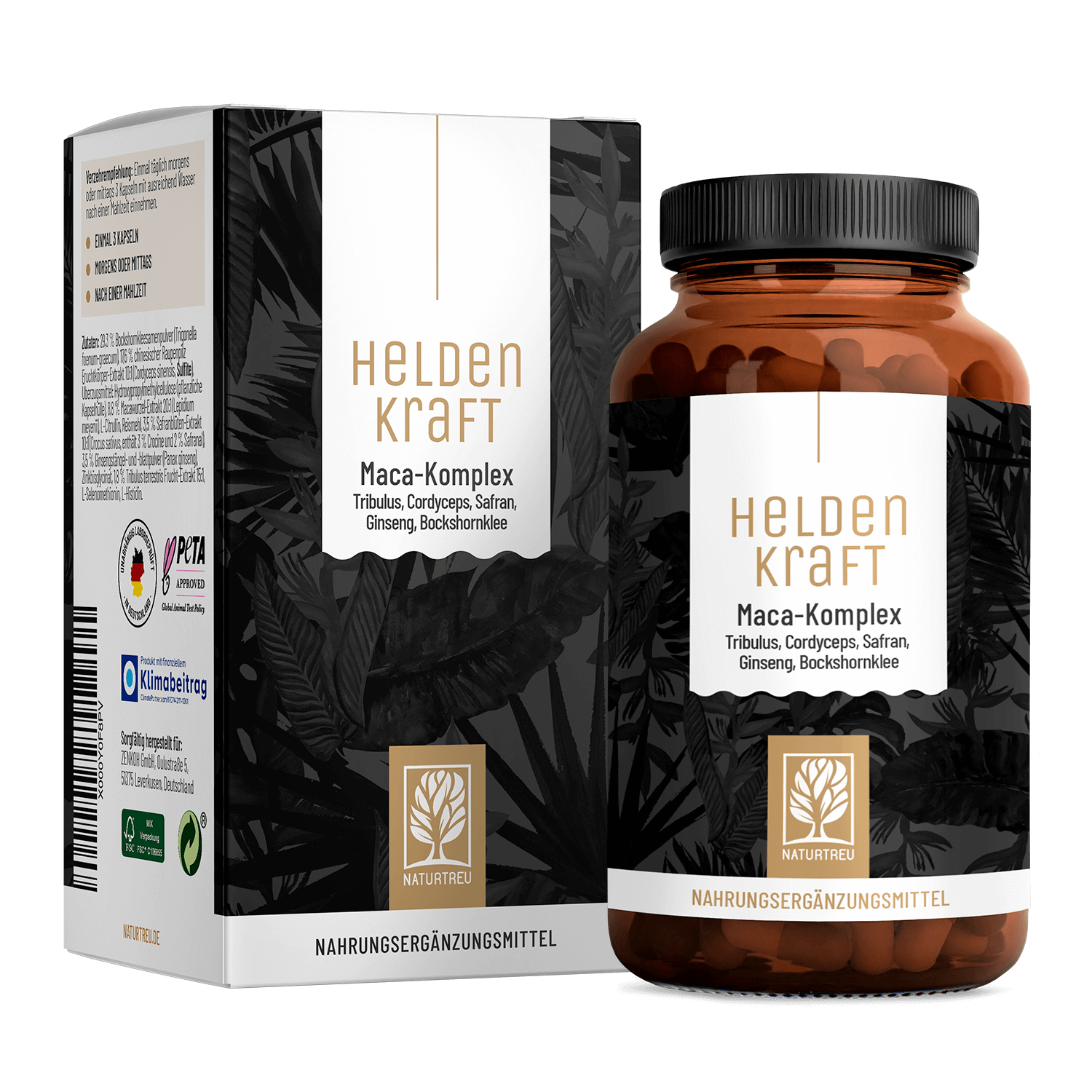 Heldenkraft Maca-komplex Titelbild
