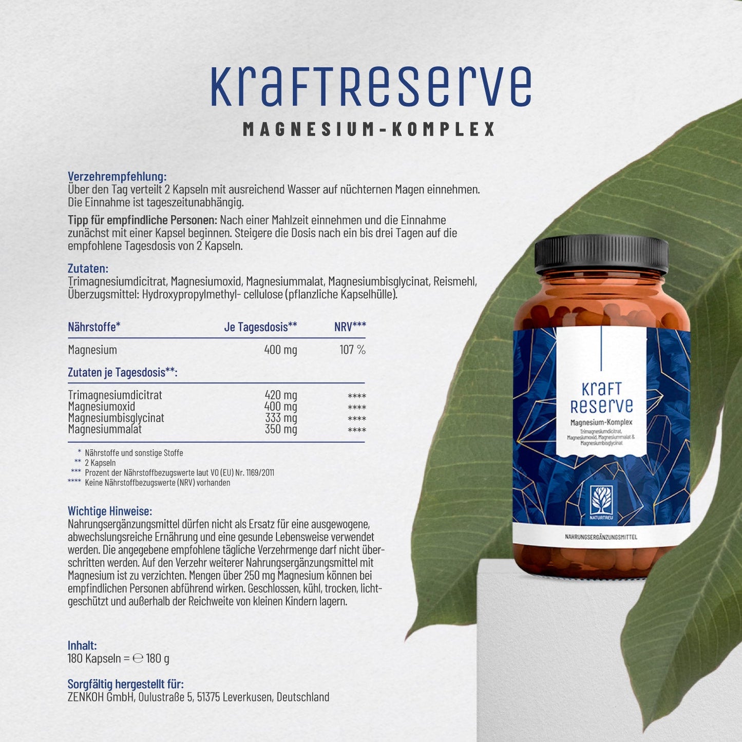 Kraftreserve Magnesium-Komplex Etikett 01
