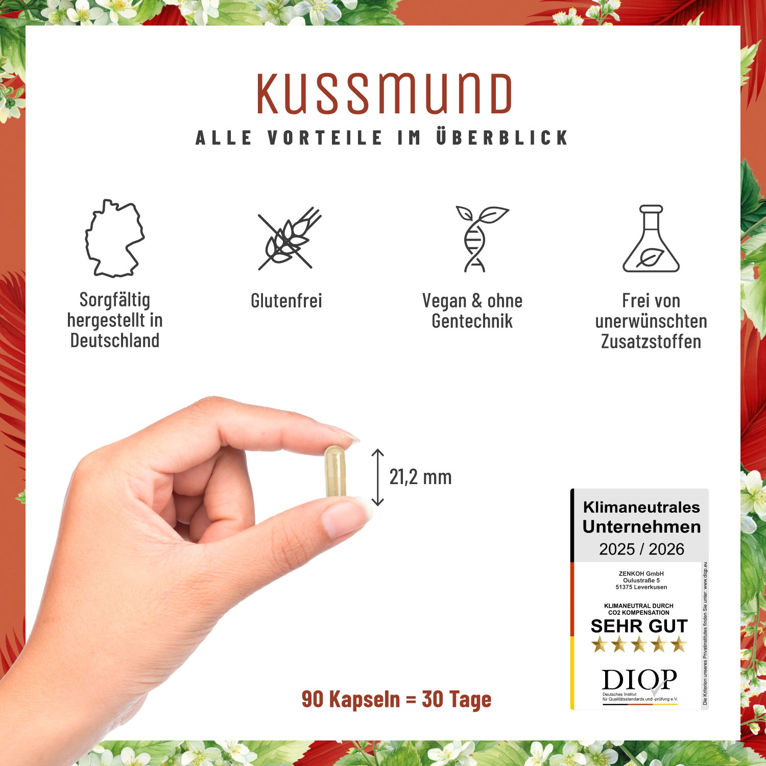 Kussmund L-Lysin Zitronenmelisse Selen Alle Vorteile im Ueberblick