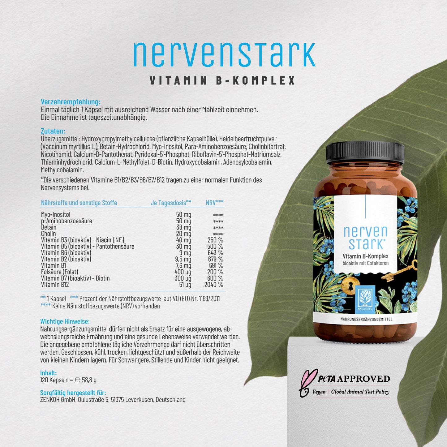 Nervenstark Vitamin-B-Komplex Etikett 01