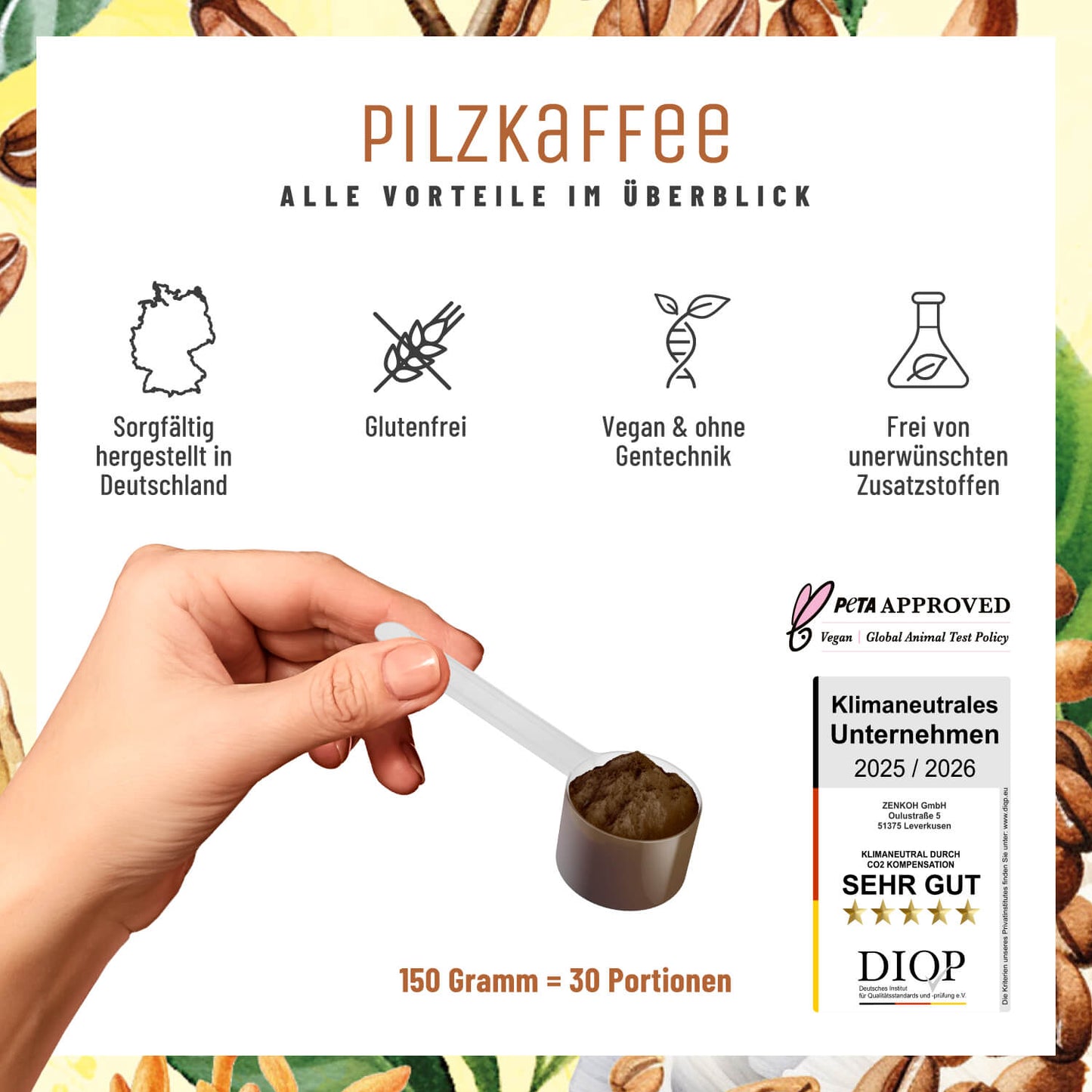 Pilzkaffee Kaffeegetraenkepulver Alle-Vorteile