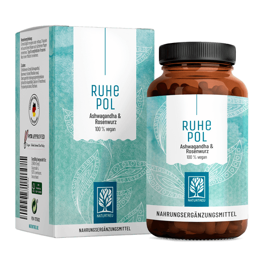 Ruhepol Ashwagandha Rosenwurz Titelbild