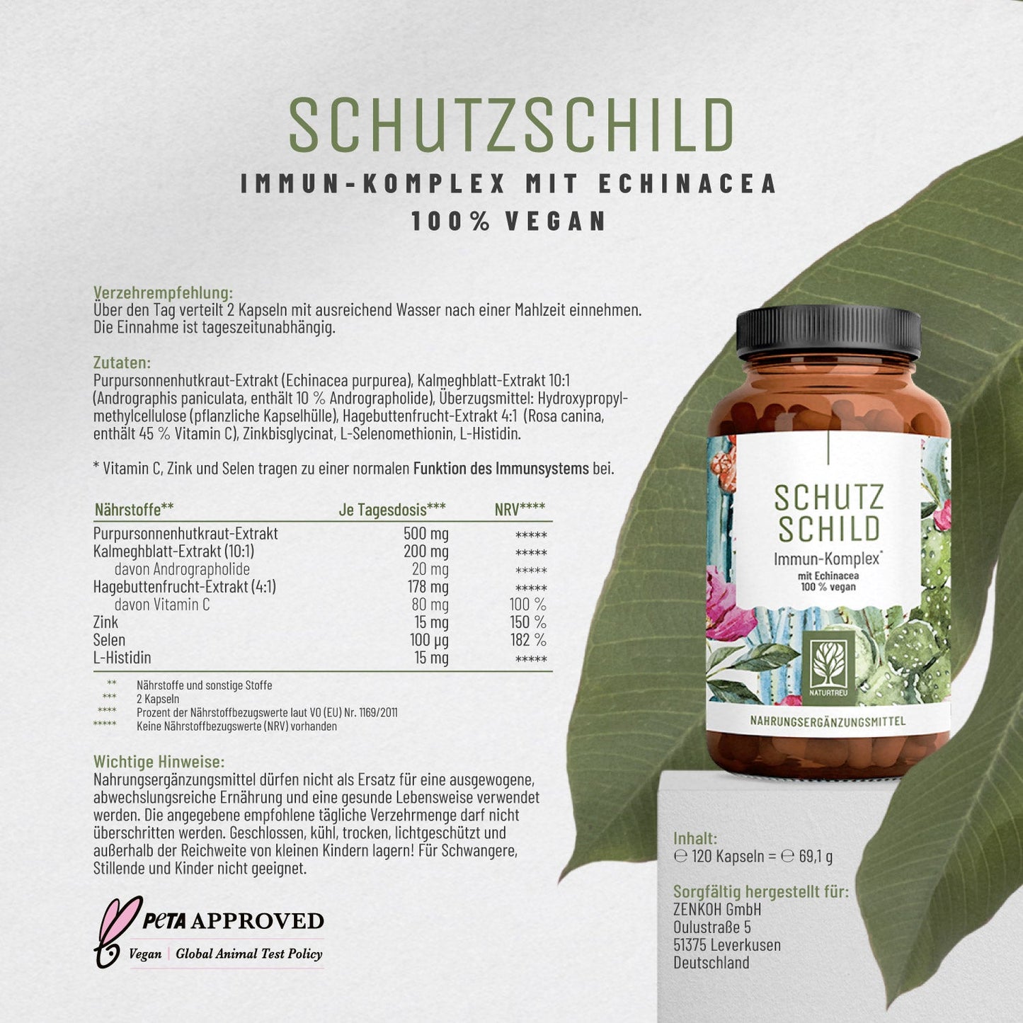 Schutzschild Immun-Komplex Etikett 01