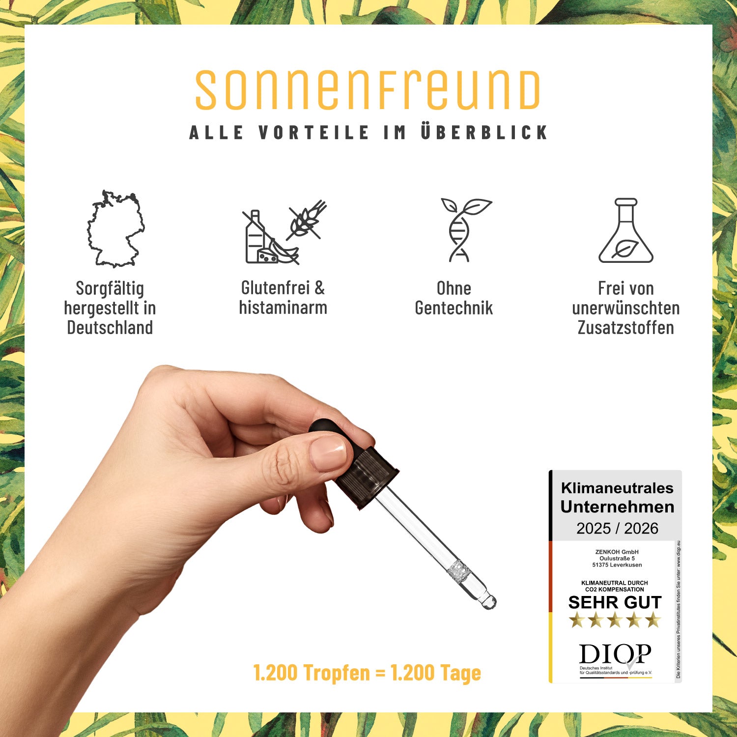 Sonnenfreund Vitamin D3-K2 Alle Vorteile