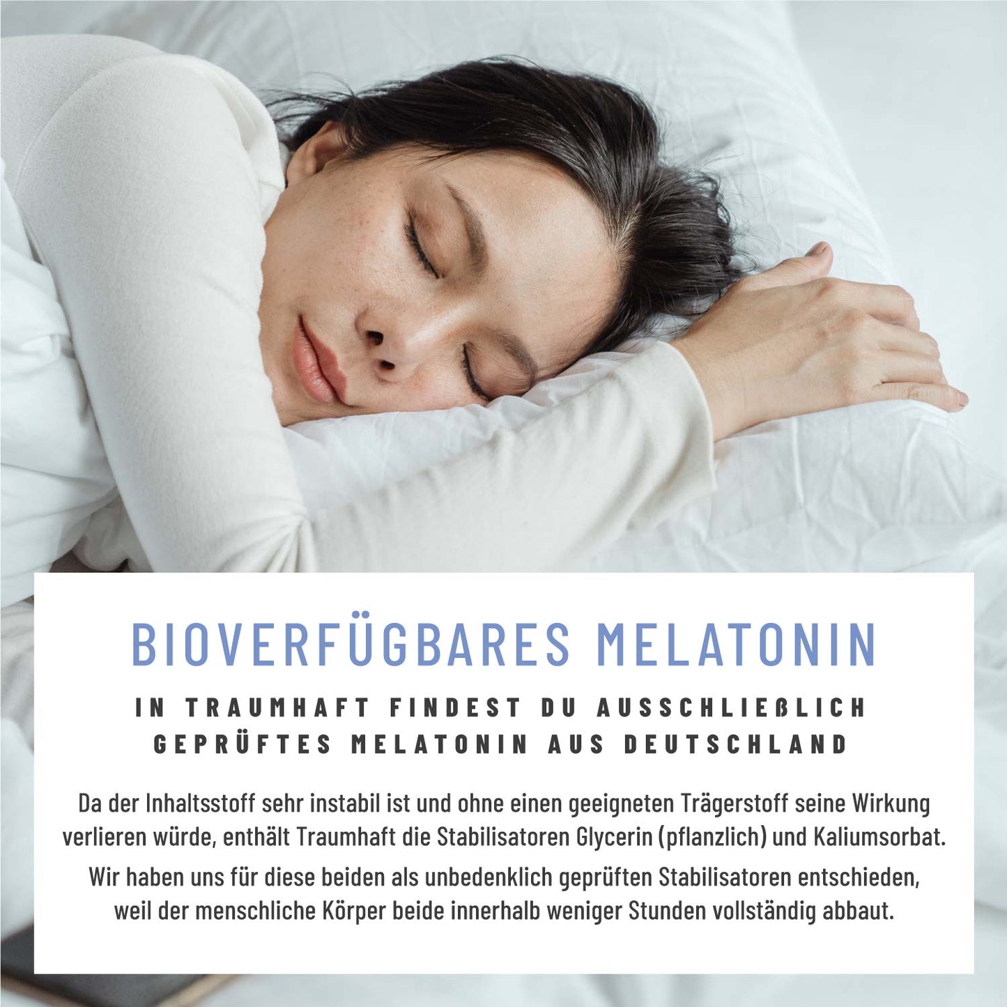 Traumhaft Melatonin Moodbild