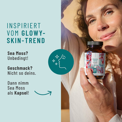 Meeresperle glowy skin trend