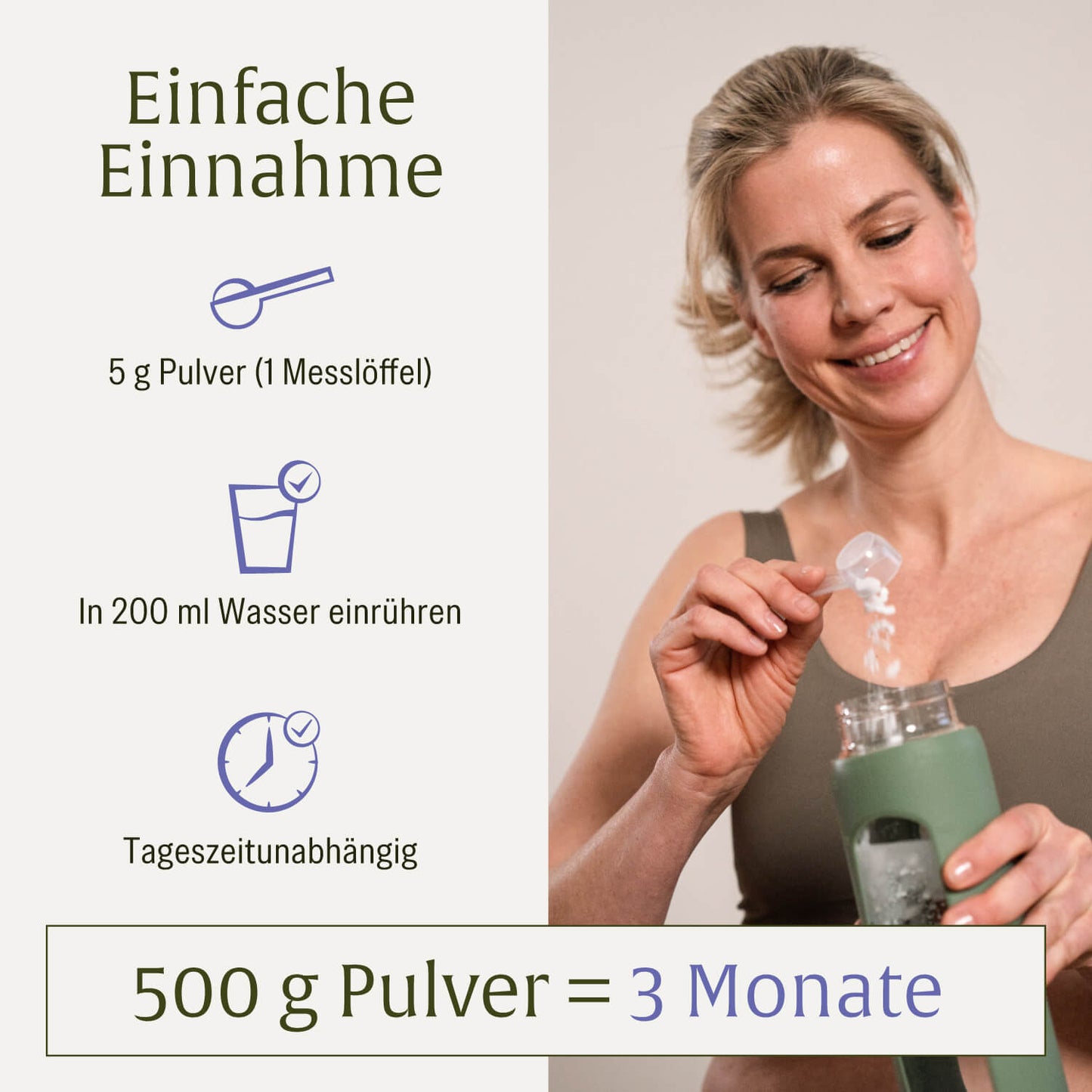 Kreatinquelle: Kreatin-Monohydrat mit 200 Mesh