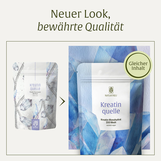 Kreatinquelle: Kreatin-Monohydrat mit 200 Mesh