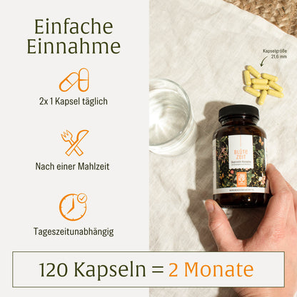 Blütezeit: Quercetin-Komplex mit Bromelain & Vitamin C