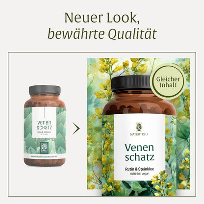 Venenschatz: Rutin & Steinklee Komplex