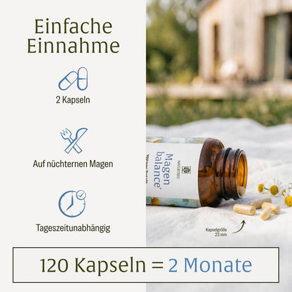 Magenbalance: Betain HCI-Komplex mit Pepsin & Kamille