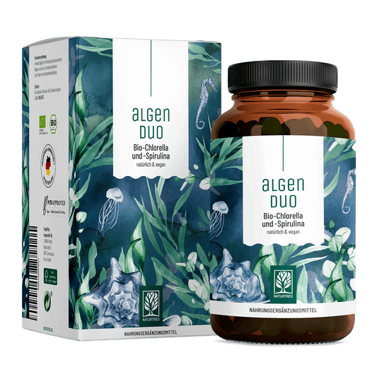 Algenduo Bio-Chlorella-und-Spirulina Titelbild