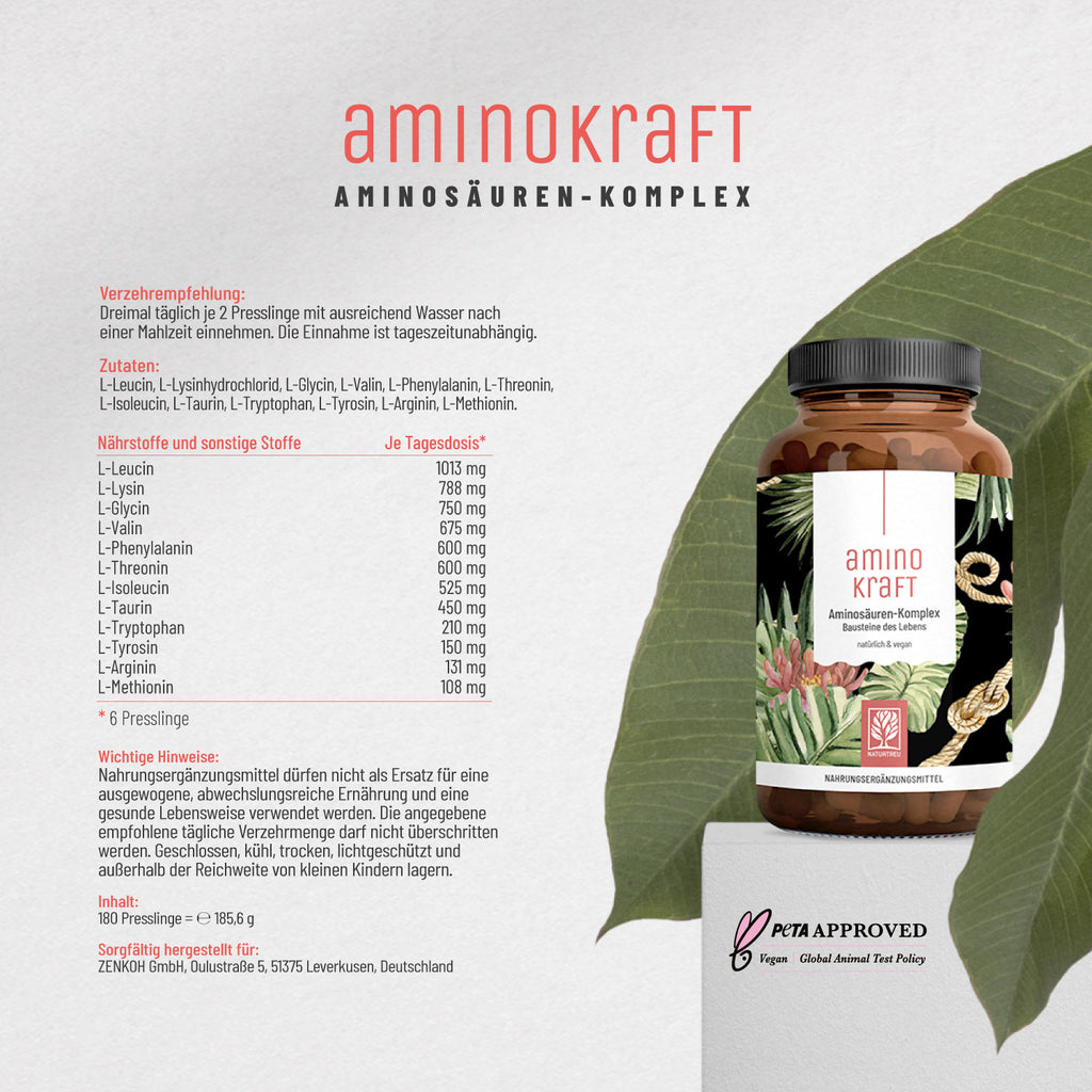 Aminokraft Aminosäuren Komplex Etikett