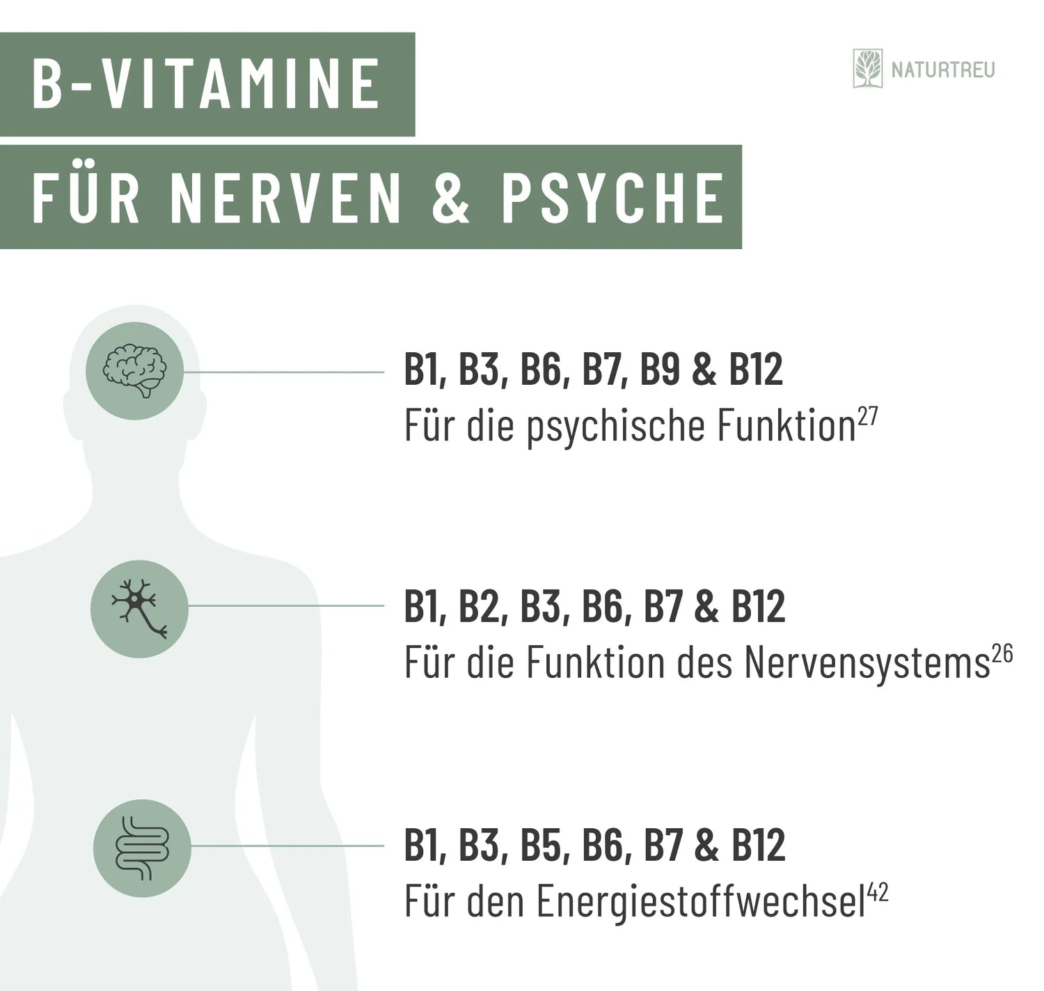 B-Vitamine für Psyche, Nerven & Energie 