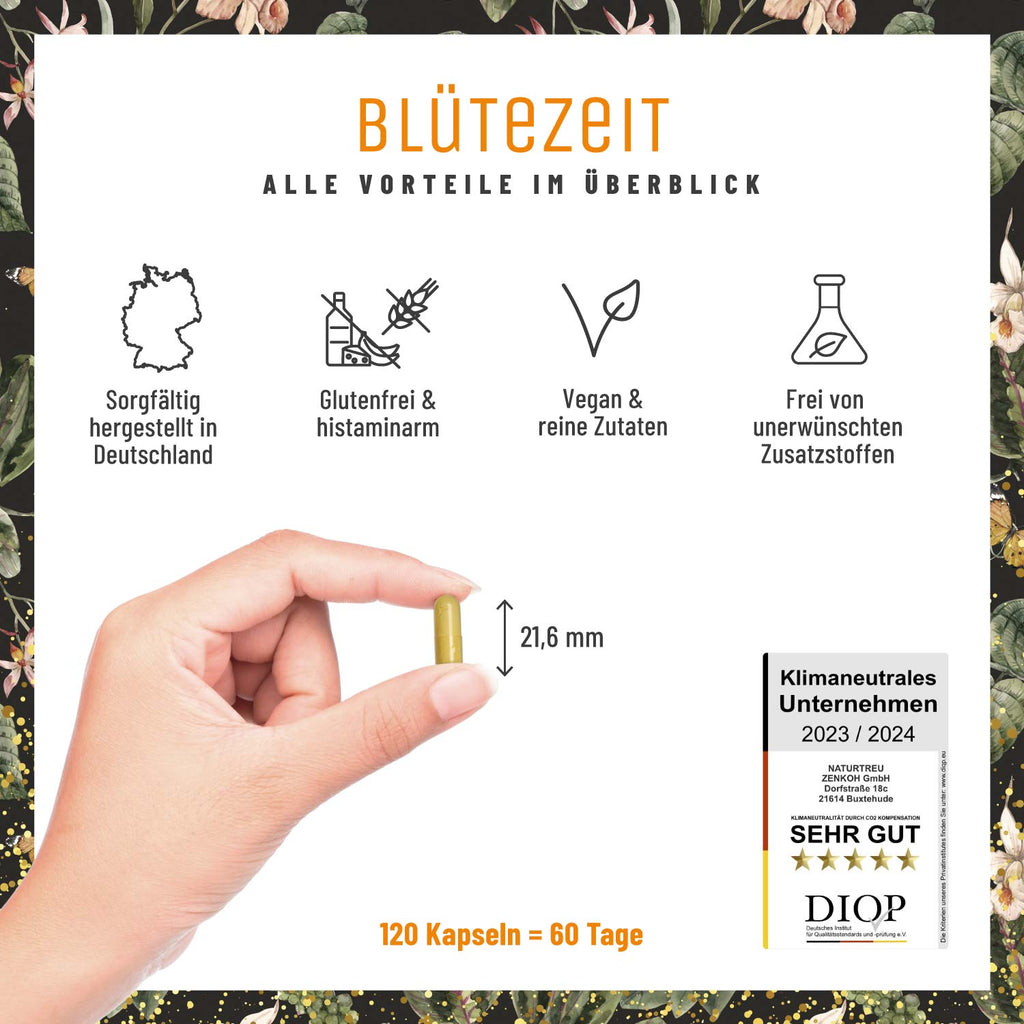 Bluetezeit Quercetin-Komplex Alle Vorteile 