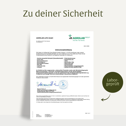 Blutkraft Eisen-Komplex Laborzertifikat