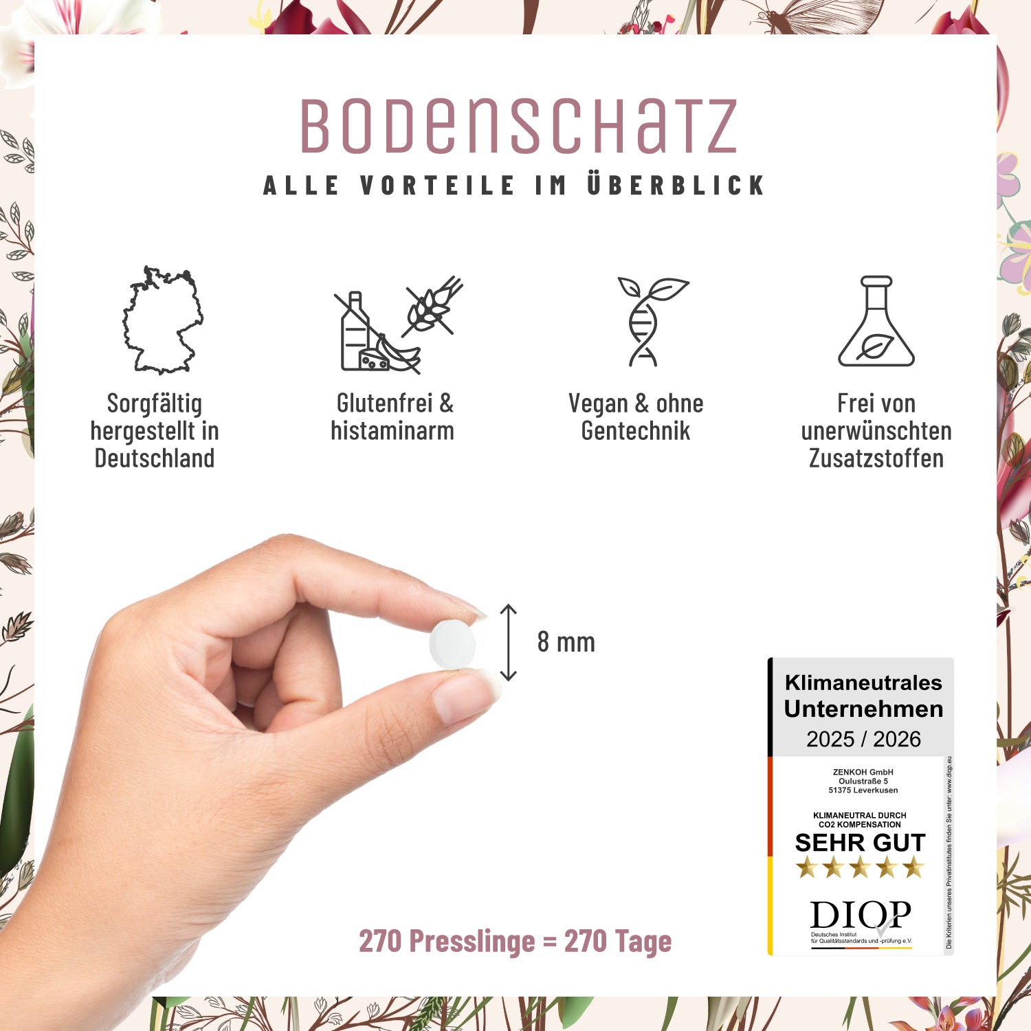 Bodenschatz Selen Presslinge Alle Vorteile