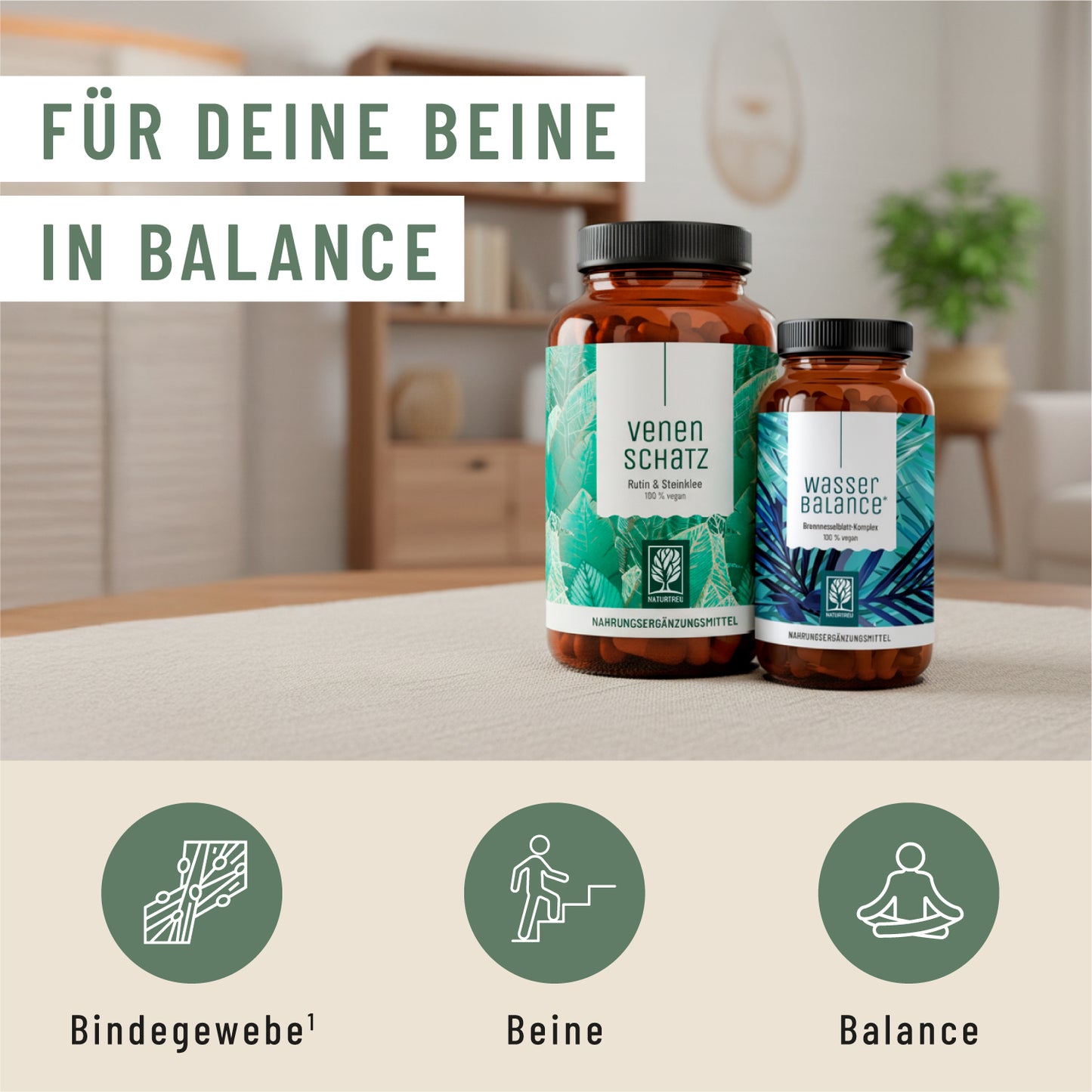 Schwere Beine Sparpaket: Wasserbalance & Venenschatz