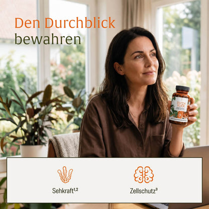 Durchblick: Augenvitamine mit Lutein und Vitamin A