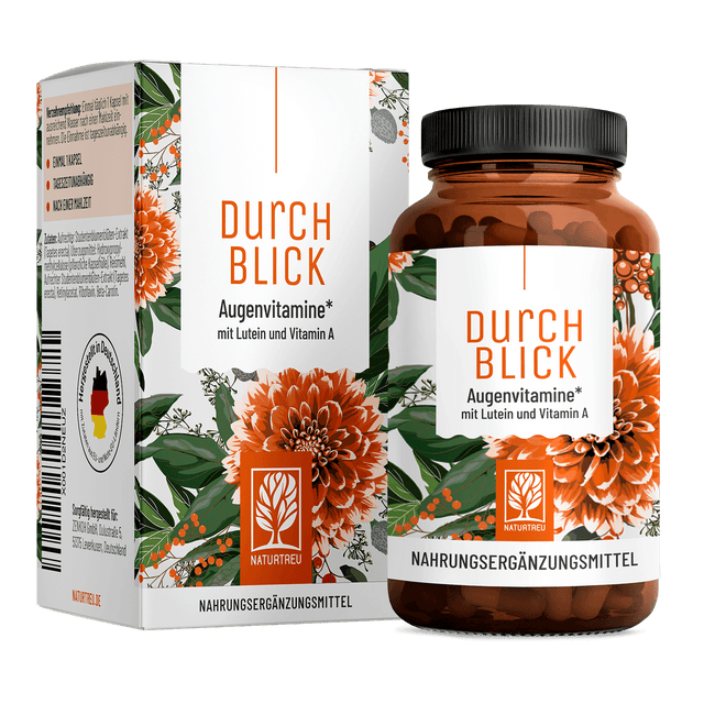 Augenvitamine mit Lutein und Vitamin A
