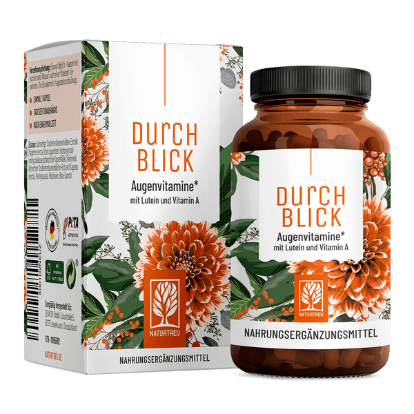 Augenvitamine mit Lutein und Vitamin A