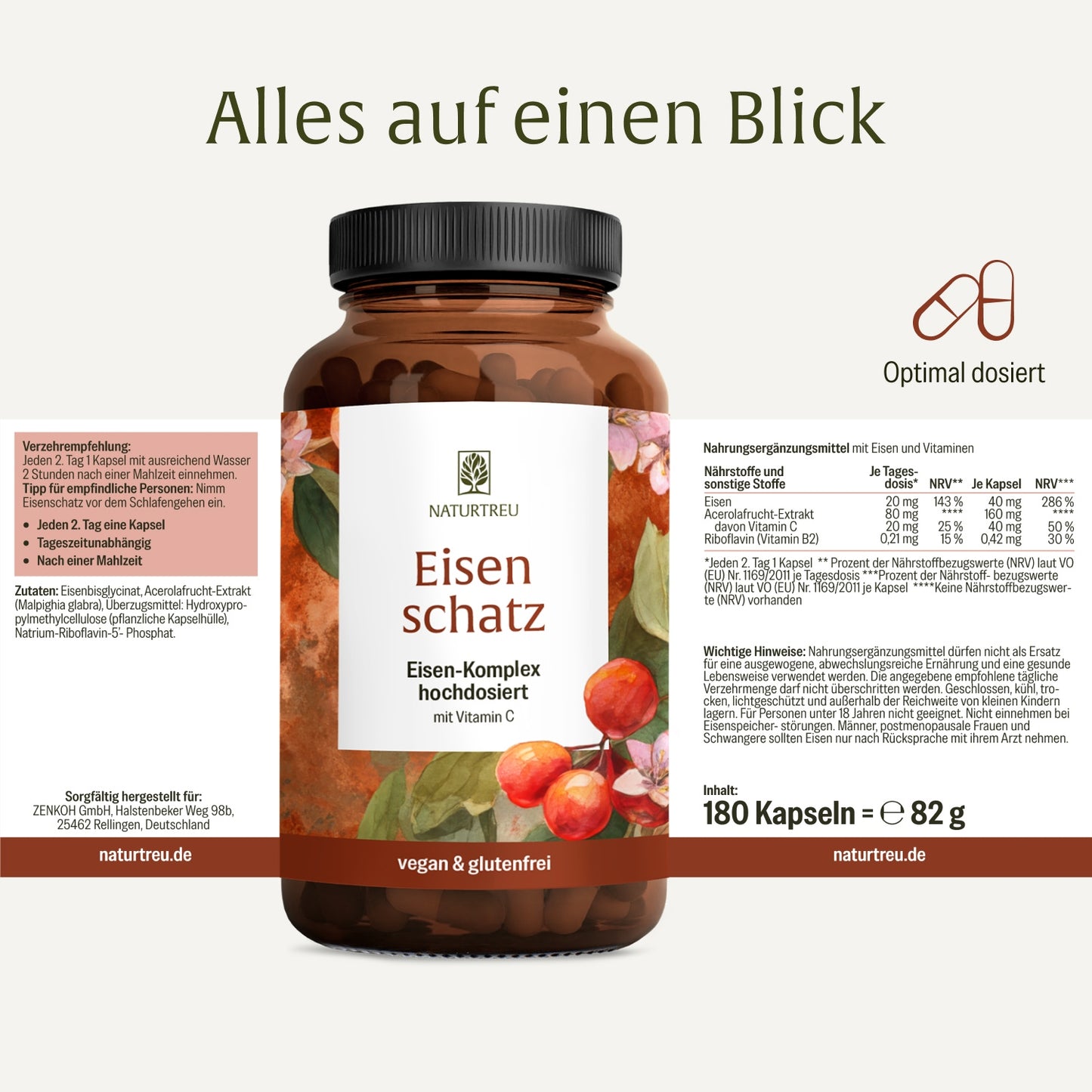 Eisenschatz: Eisen-Komplex hochdosiert