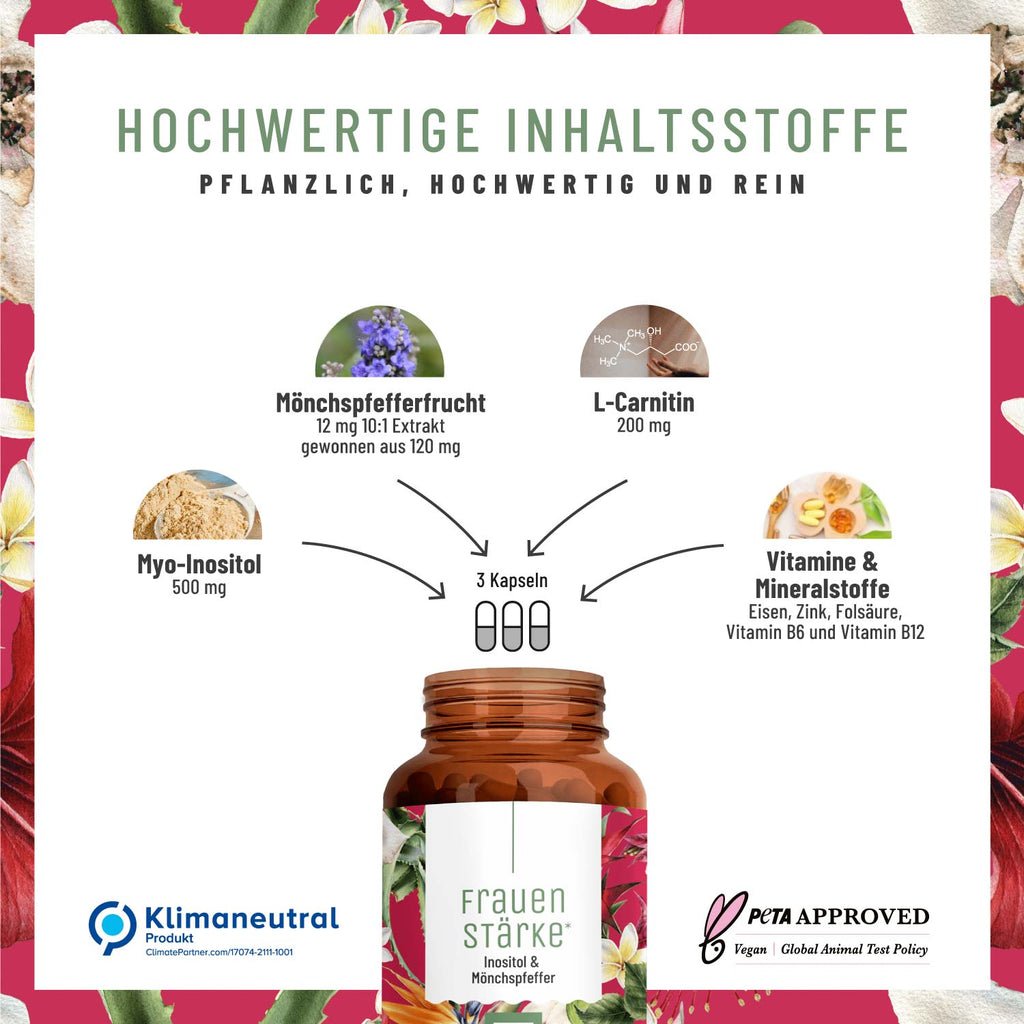 Frauenstaerke Inositol Moenchspfeffer Hochwertige Inhaltsstoffe