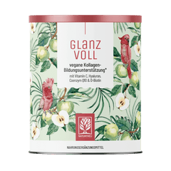 Glanzvoll: Vegane Kollagen-Bildungsunterstützung* mit Vitamin C, Hyaluron, Q10 & D-Biotin