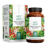 Herzwohl: Weißdorn mit Arjuna, Kakao, Q10 & Vitamin B1