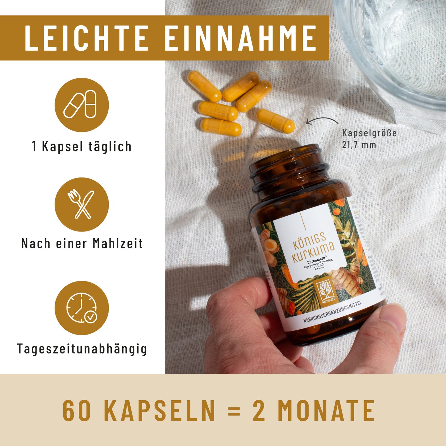 Koenigskurkuma Curcuma Komplex Einnahme