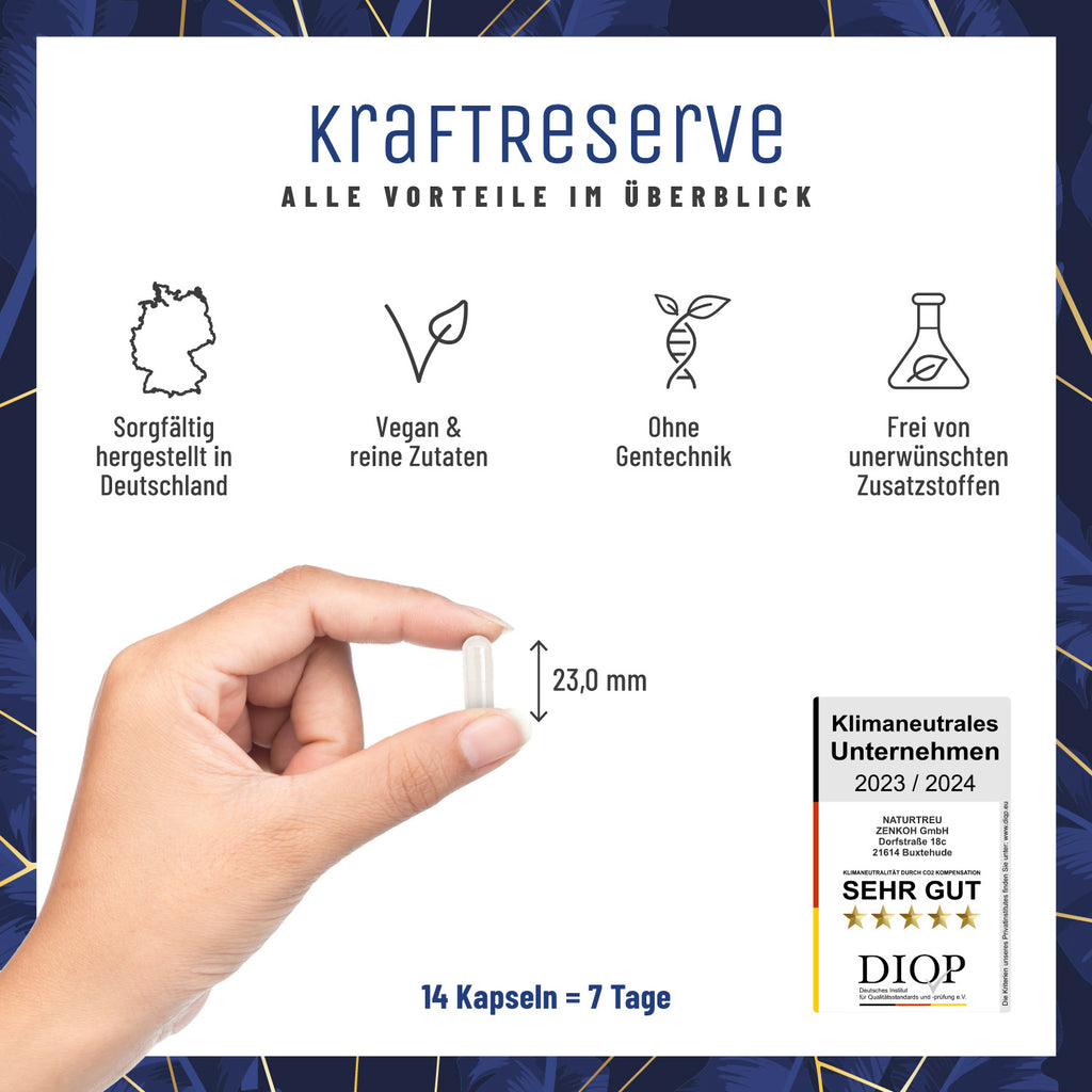 Kraftreserve Probierpacket Magnesium Komplex Alle Vorteile