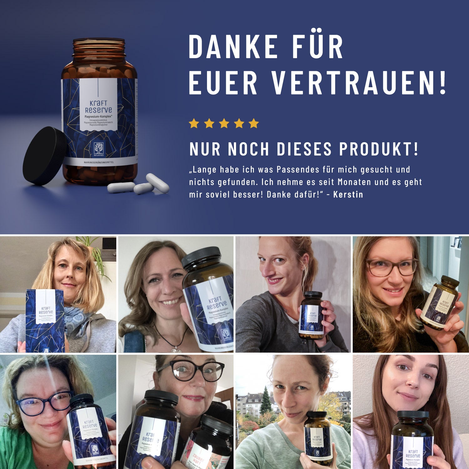 Kraftreserve Magnesium-Komplex Testimonial