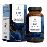 Kraftreserve von NATURTREU – Magnesium-Komplex aus Citrat, Oxid, Malat und Bisglycinat – 180 Kapseln für 3 Monate 