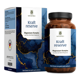 Kraftreserve von NATURTREU – Magnesium-Komplex aus Citrat, Oxid, Malat und Bisglycinat – 180 Kapseln für 3 Monate 