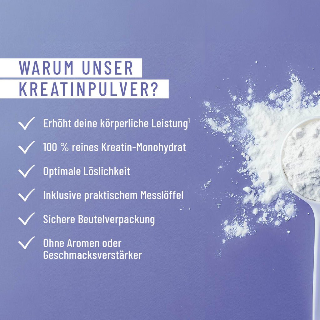 Kreatinquelle Kreatin-Monohydrat Vorteilsbild