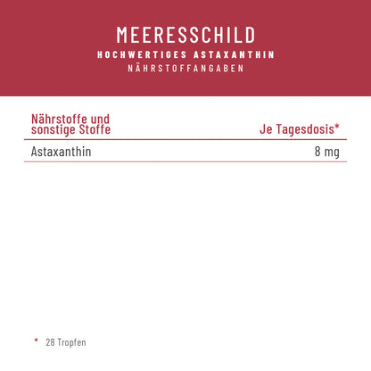 Meeresschild Astaxanthin-Tropfen Naehrwerte 