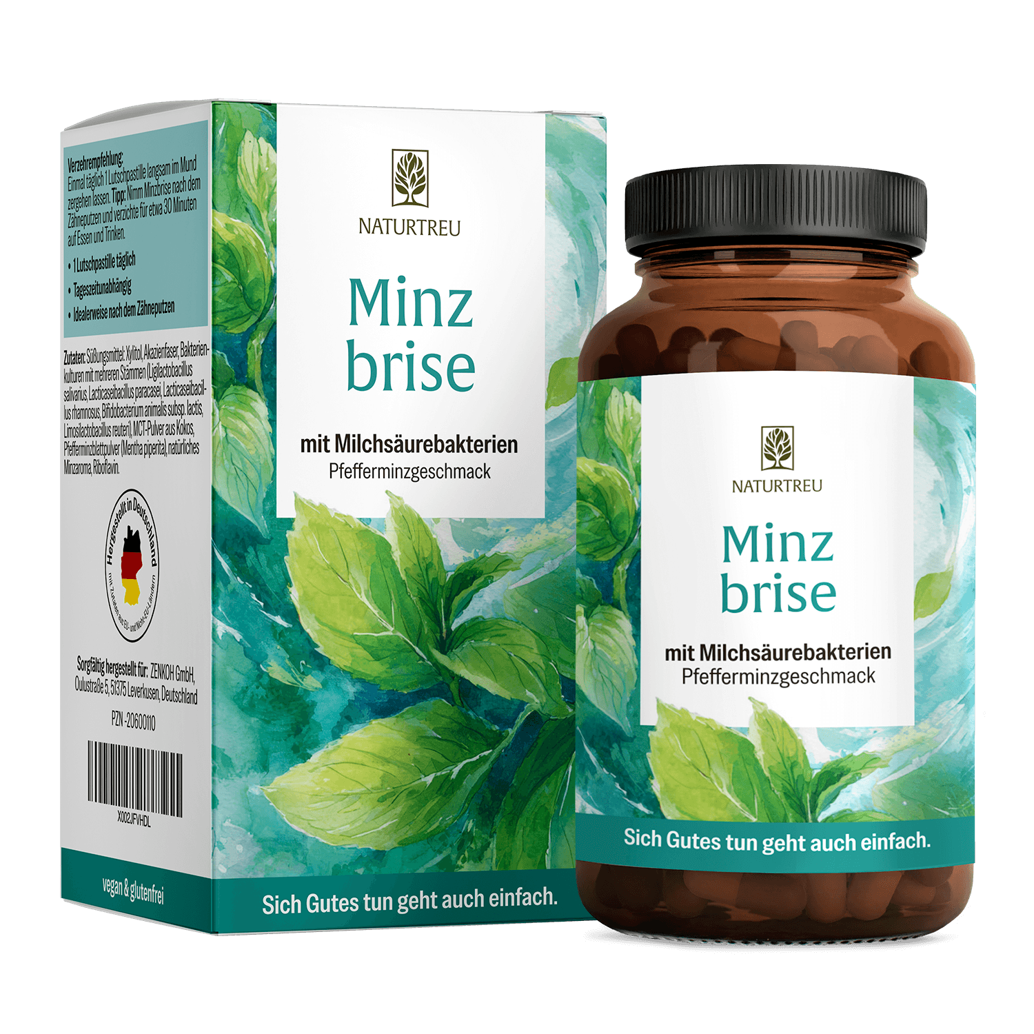 Minzbrise mit Milchsäurebakterien