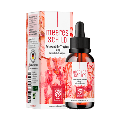 Meeresschild: Astaxanthin Tropfen hochdosiert