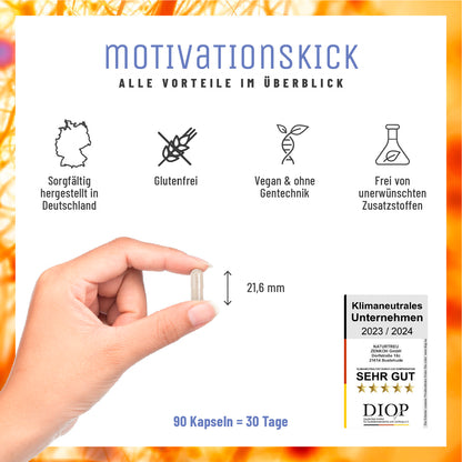 motivationskick l-tyrosin komplex vorteile
