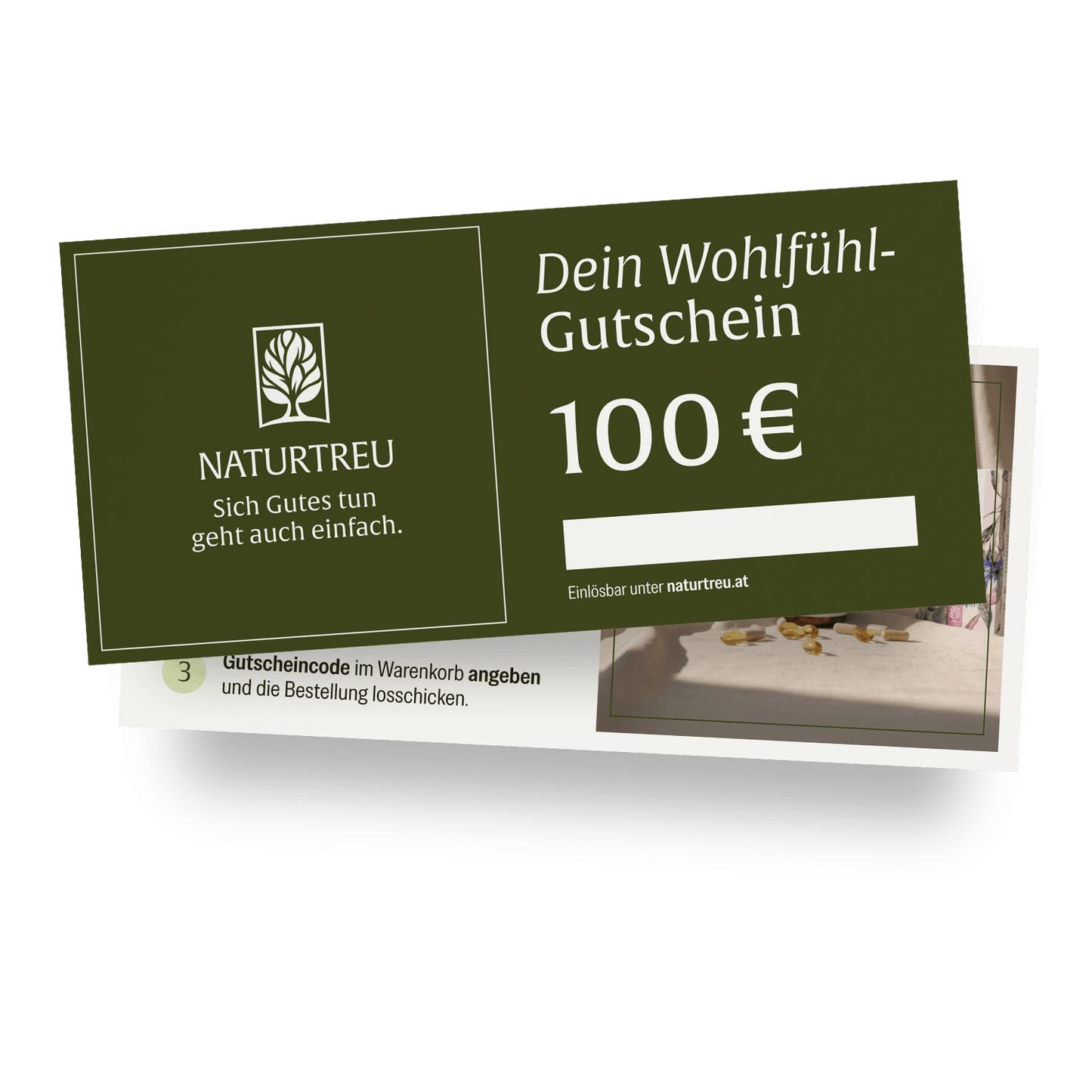 Geschenkgutschein zum Selbstausdrucken