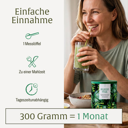 Pflanzenritual Einfache Einnahme