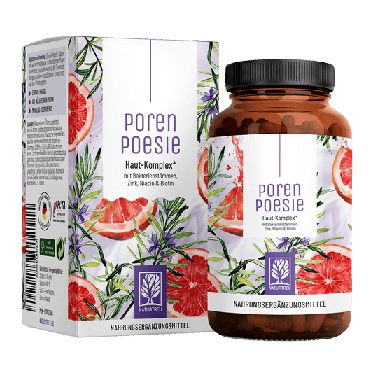 Porenpoesie Haut-Komplex Titelbild