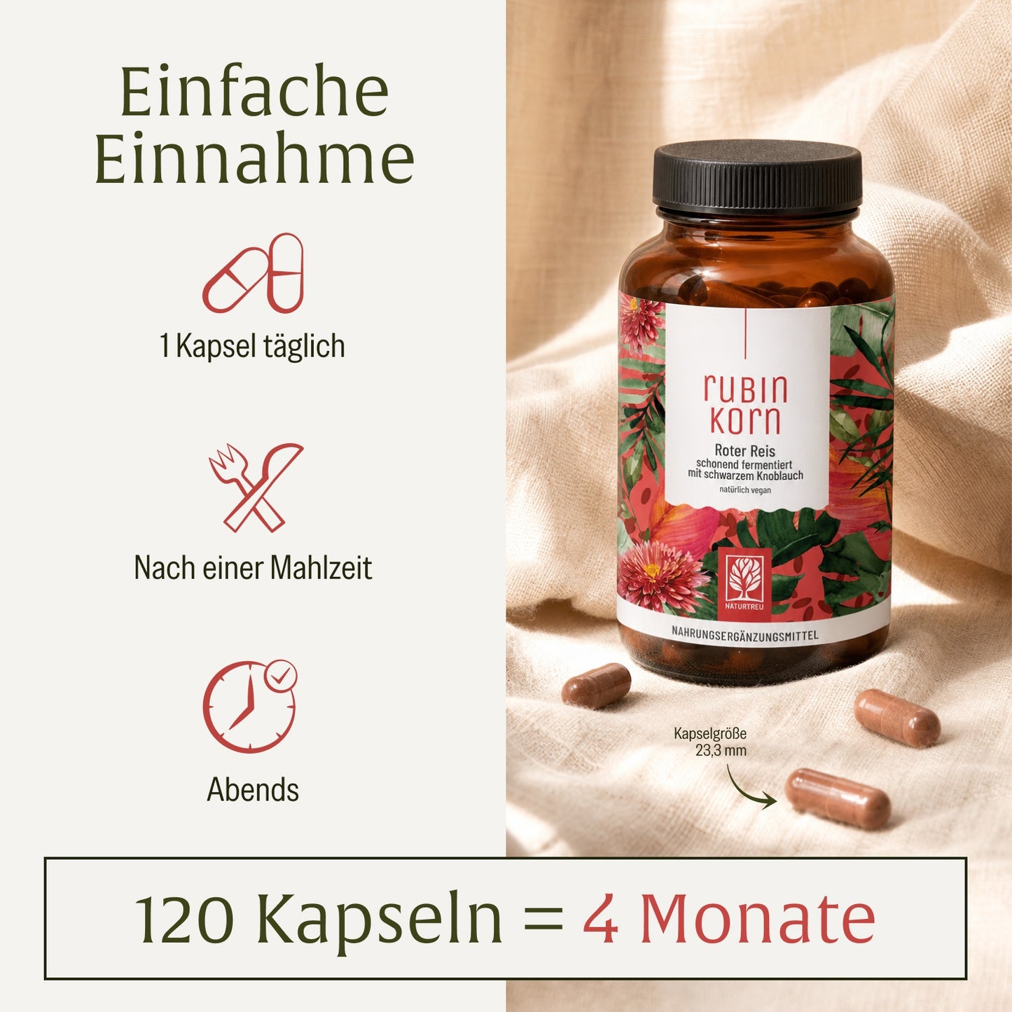 Rubinkorn - Roter Reis natürlich