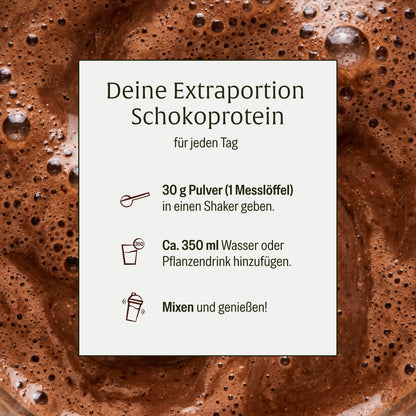 Schokoprotein Veganes Proteinpulver Zubereitung