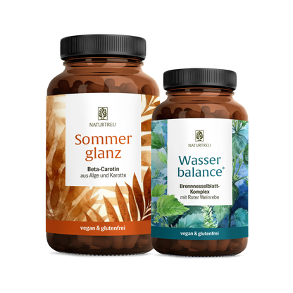 Glow & Balance Sparpaket: Sommerglanz & Wasserbalance