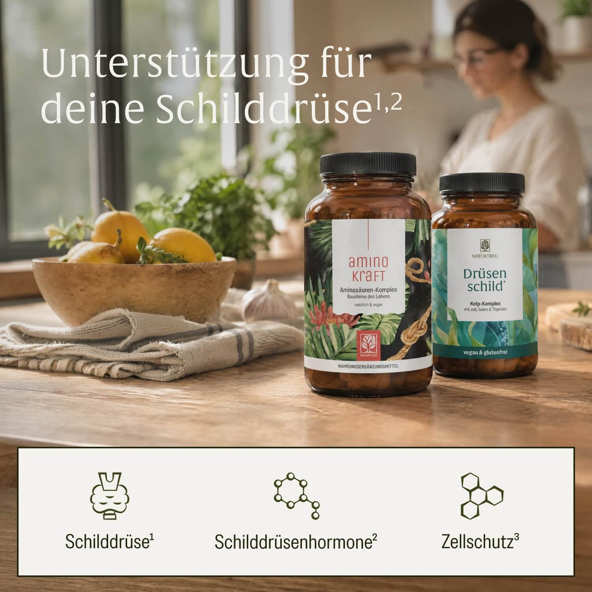 Schildkraft Sparpaket: Aminokraft & Drüsenschild