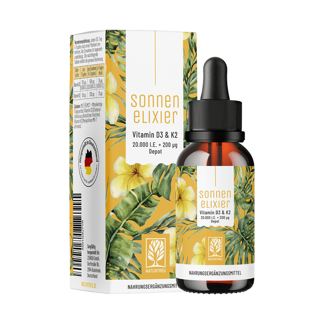 Vitamin D3 & K2 Tropfen Depot für Erwachsene (20.000 I.E.)
