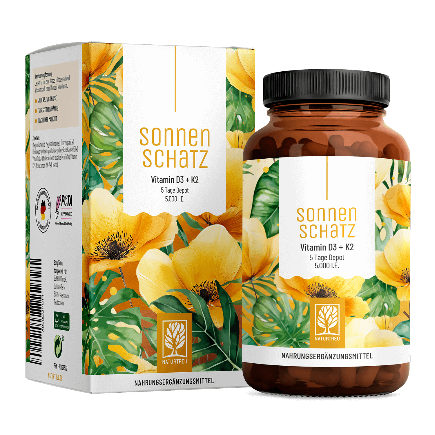 Sonnenschatz Vitamin D3-K2 Titelbild