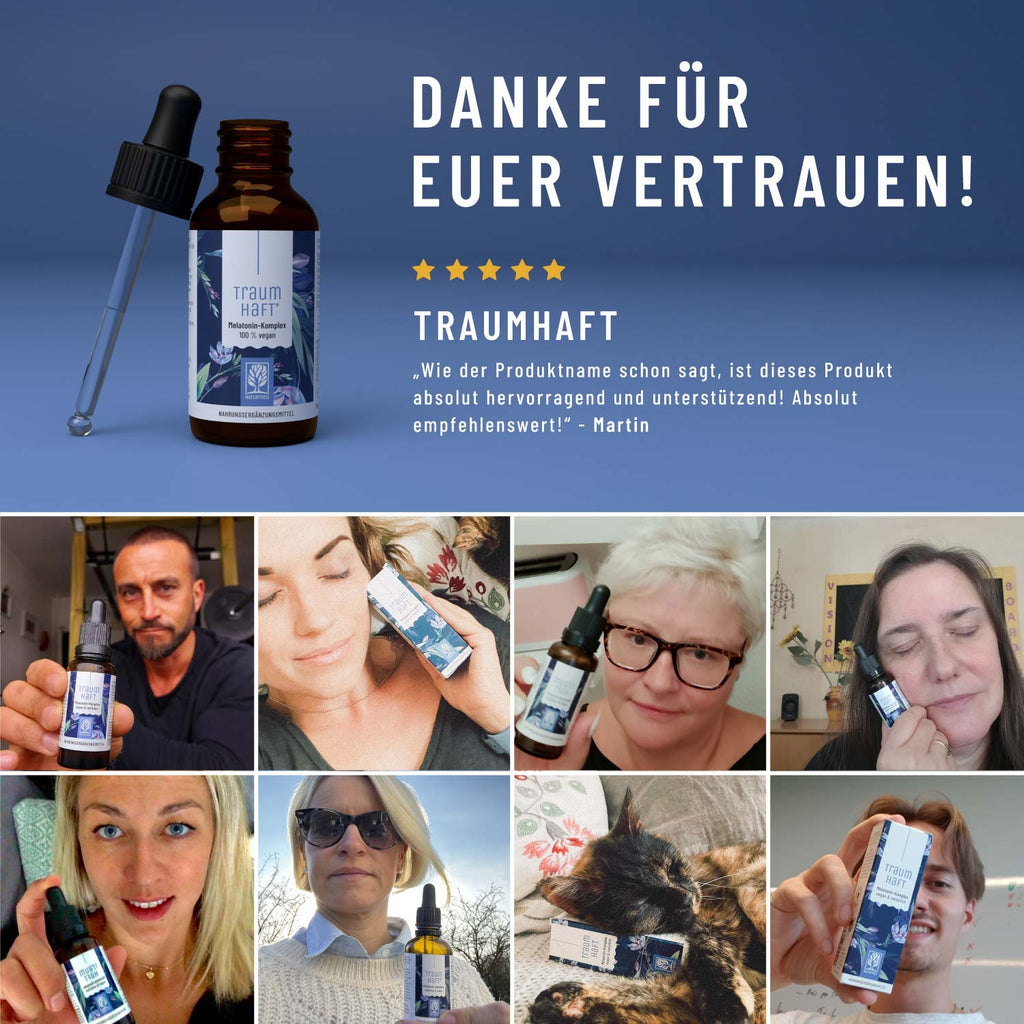 Traumhaft Melatonin-Komplex Testimonial Erfahrungen